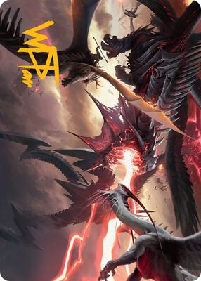 Invasion of Tarkir Art Card (Gold-Stamped Signature) card from Art Series: March of the Machine