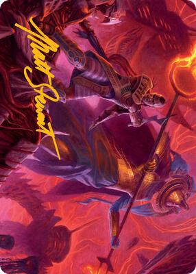Djeru and Hazoret Art Card (Gold-Stamped Signature) card from Art Series: March of the Machine