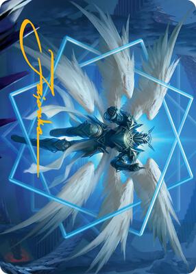 Vertex Paladin Art Card (Gold-Stamped Signature) card from Art Series: March of the Machine