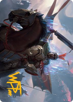 Marshal of Zhalfir Art Card (Gold-Stamped Signature) card from Art Series: March of the Machine
