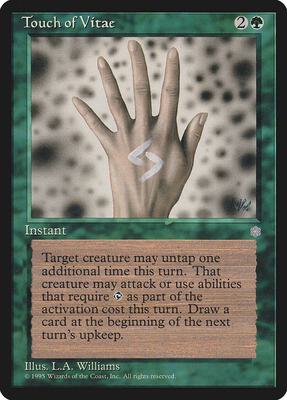 Touch of Vitae card from Ice Age