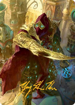 Baral, Chief of Compliance Art Card (Gold-Stamped Signature) card from Art Series: March of the Machine