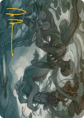 Emry, Lurker of the Loch Art Card (Gold-Stamped Signature) card from Art Series: March of the Machine