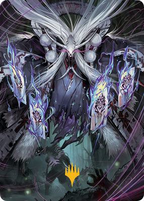 Horobi, Death's Wail Art Card (Gold-Stamped Signature) card from Art Series: March of the Machine