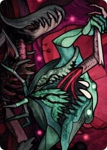 Yargle, Glutton of Urborg Art Card card from Art Series: March of the Machine