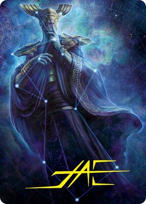 Atris, Oracle of Half-Truths Art Card (Gold-Stamped Signature) card from Art Series: March of the Machine
