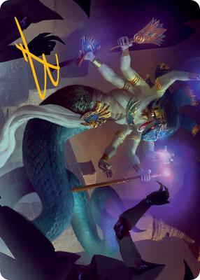 Imoti, Celebrant of Bounty Art Card (Gold-Stamped Signature) card from Art Series: March of the Machine