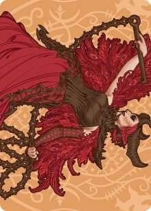 Judith, the Scourge Diva Art Card card from Art Series: March of the Machine