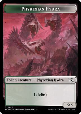 Phyrexian Hydra Token (0012) card from March of the Machine