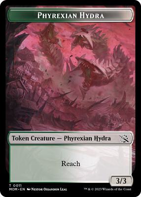 Phyrexian Hydra Token (0011) card from March of the Machine