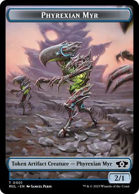 Phyrexian Myr Token card from March of the Machine: Multiverse Legends