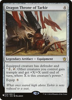 Dragon Throne of Tarkir card from The List Reprints