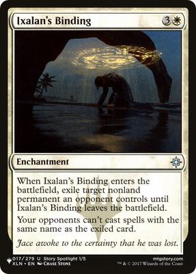 Ixalan's Binding card from The List Reprints