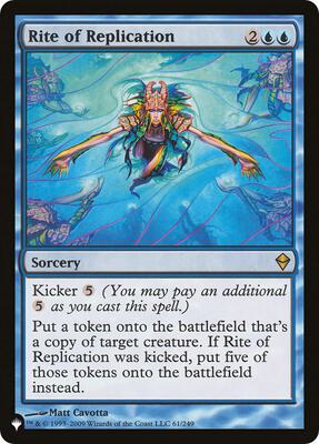 Rite of Replication (ZEN) card from The List Reprints