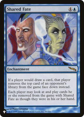 Shared Fate card from The List Reprints