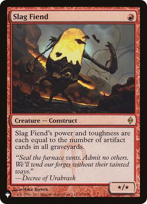 Slag Fiend card from The List Reprints