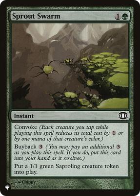 Sprout Swarm card from The List Reprints