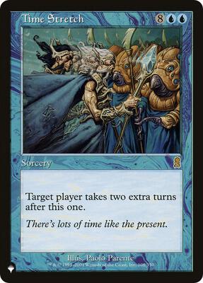 Time Stretch card from The List Reprints