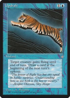 Updraft card from Ice Age