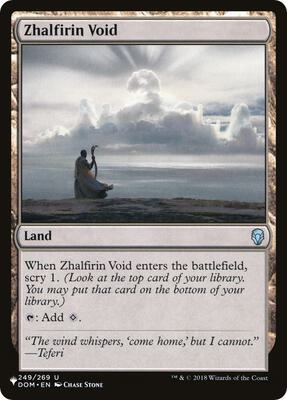 Zhalfirin Void card from The List Reprints
