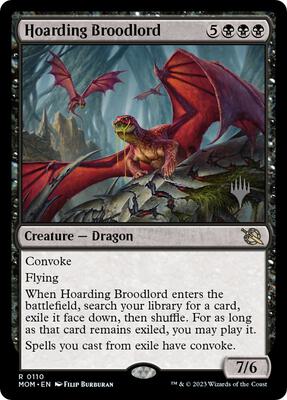 Hoarding Broodlord card from Promo Pack: March of the Machine