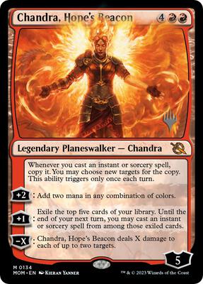 Chandra, Hope's Beacon card from Promo Pack: March of the Machine