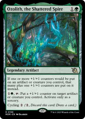 Ozolith, the Shattered Spire card from Promo Pack: March of the Machine