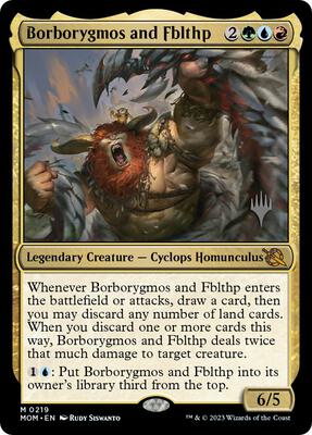 Borborygmos and Fblthp card from Promo Pack: March of the Machine