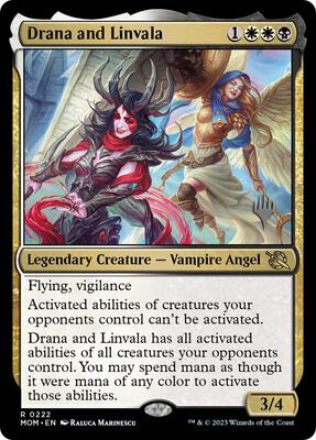 Drana and Linvala card from Promo Pack: March of the Machine