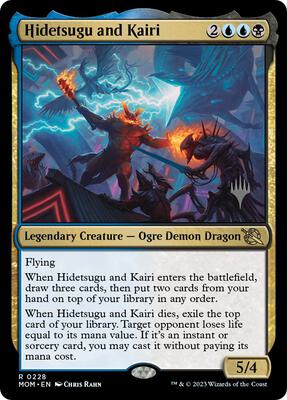 Hidetsugu and Kairi card from Promo Pack: March of the Machine