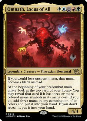 Omnath, Locus of All card from Promo Pack: March of the Machine