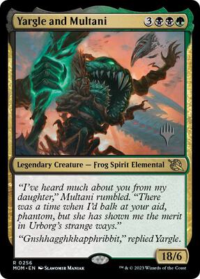 Yargle and Multani card from Promo Pack: March of the Machine