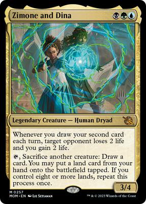 Zimone and Dina card from Promo Pack: March of the Machine