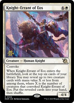 Knight-Errant of Eos card from Prerelease Cards