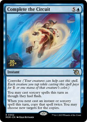 Complete the Circuit card from Prerelease Cards