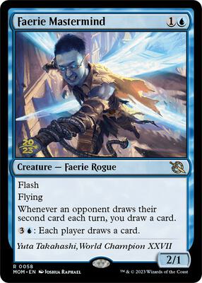 Faerie Mastermind card from Prerelease Cards