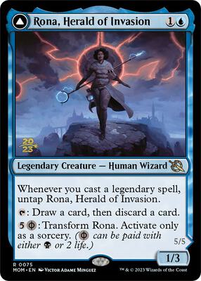 Rona, Herald of Invasion card from Prerelease Cards