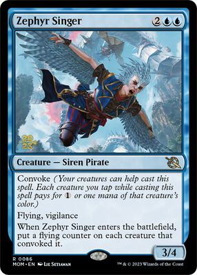 Zephyr Singer card from Prerelease Cards