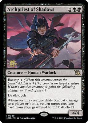 Archpriest of Shadows card from Prerelease Cards