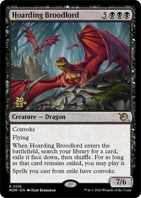 Hoarding Broodlord card from Prerelease Cards