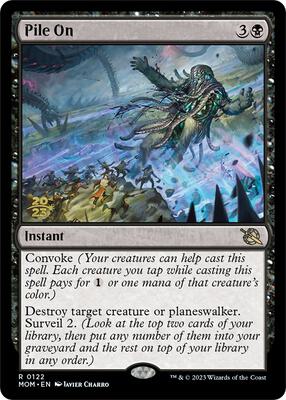 Pile On card from Prerelease Cards