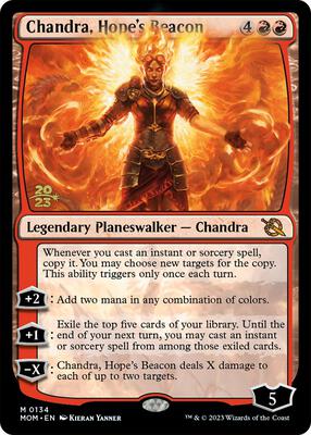 Chandra, Hope's Beacon card from Prerelease Cards