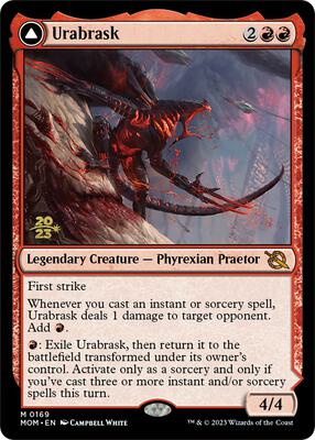Urabrask card from Prerelease Cards