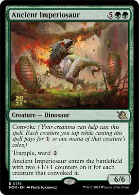 Ancient Imperiosaur card from Prerelease Cards
