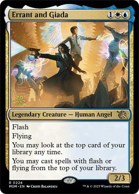 Errant and Giada card from Prerelease Cards