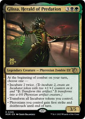 Glissa, Herald of Predation card from Prerelease Cards