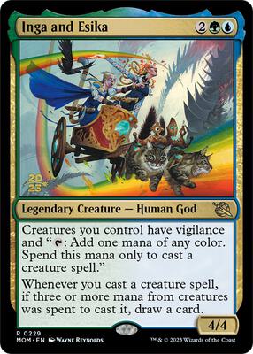 Inga and Esika card from Prerelease Cards