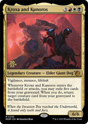 Kroxa and Kunoros card from Prerelease Cards
