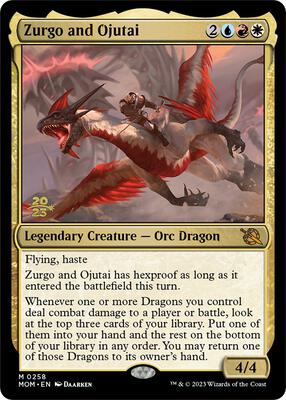 Zurgo and Ojutai card from Prerelease Cards