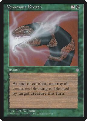 Venomous Breath card from Ice Age